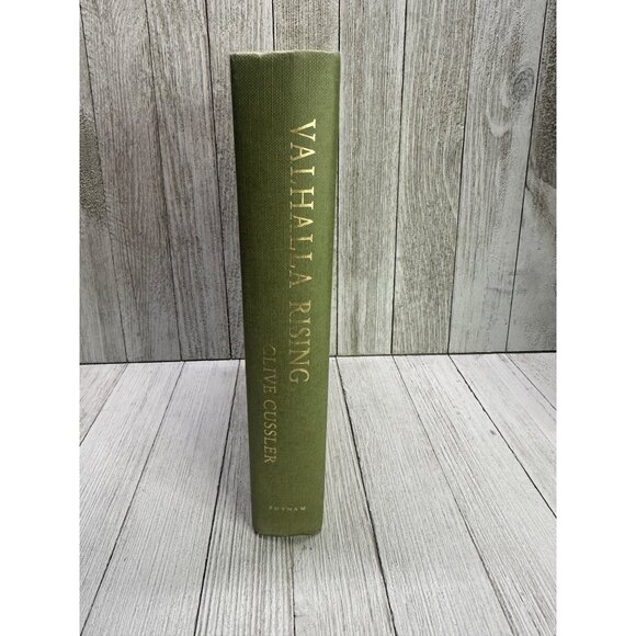 Vintage Valhalla Rising by Clive Cussler Novel - Hardcover Green Decor - Picture 2 of 6
